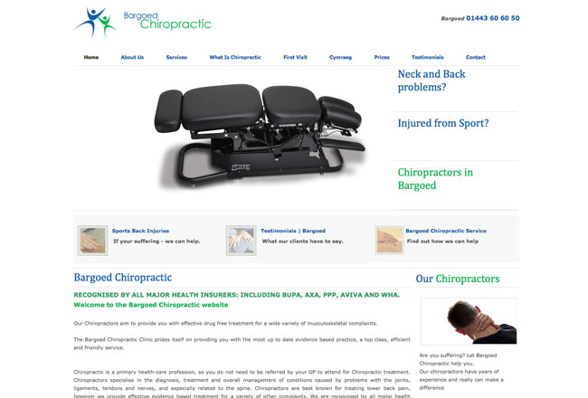chiropractor-web-design
